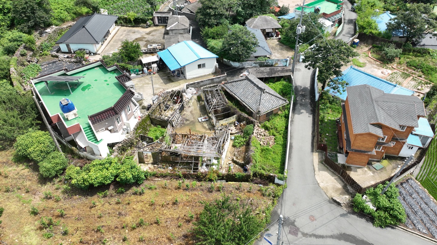 양산 원동면 영포리 소재 주택철거작업