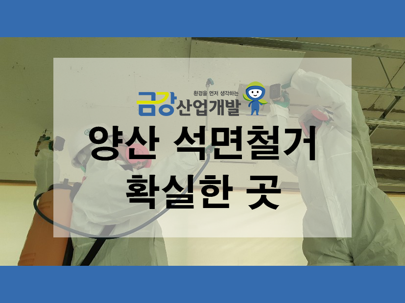 양산소재 상북면 주택 슬레이트 해체 현장