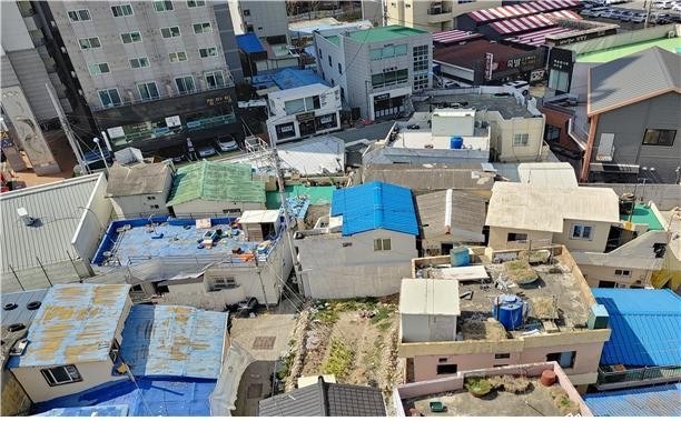부산 해운대구 중동 슬레이트 및 천장텍스 석면해체