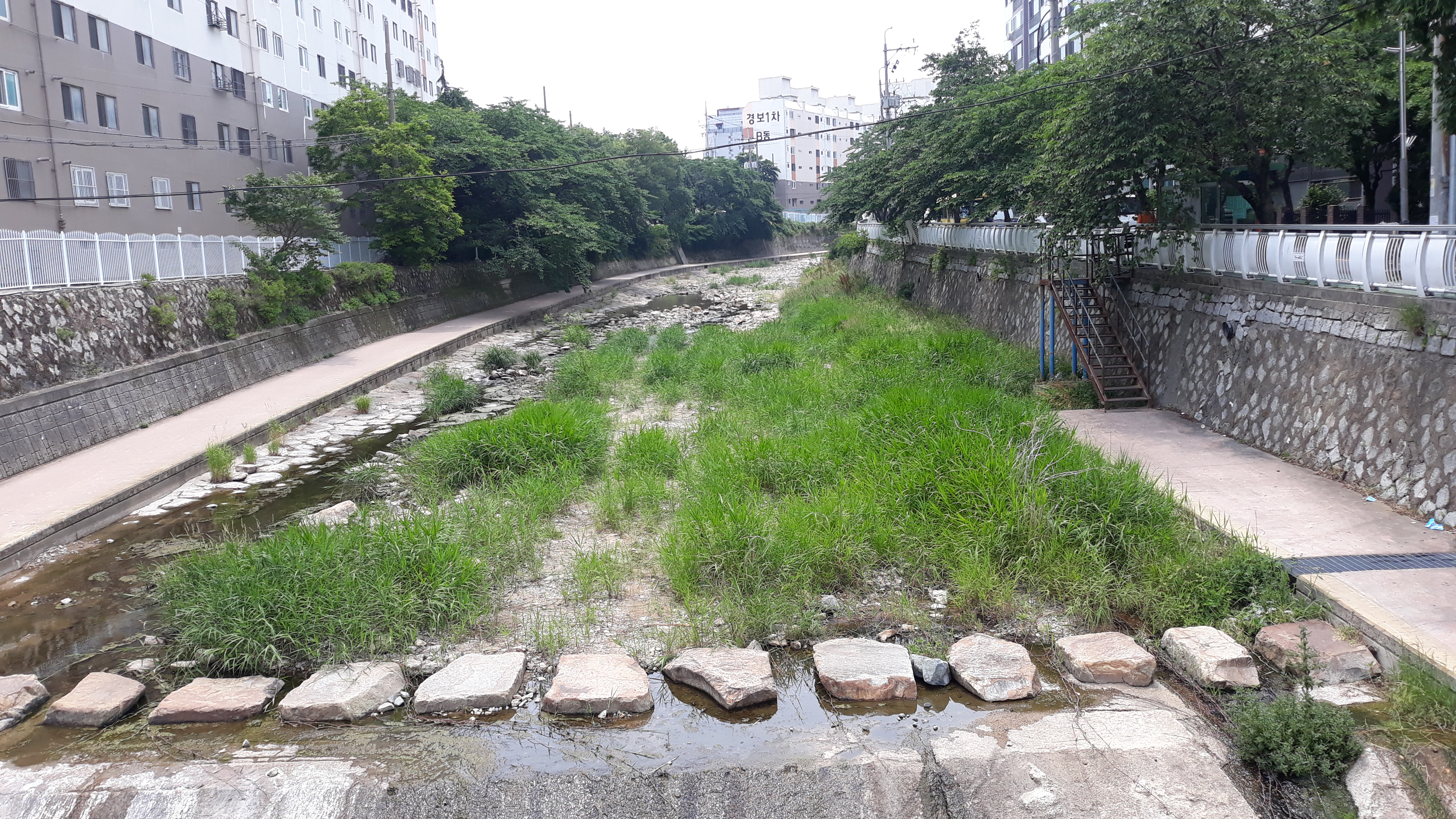 양산시 하천 준설공사